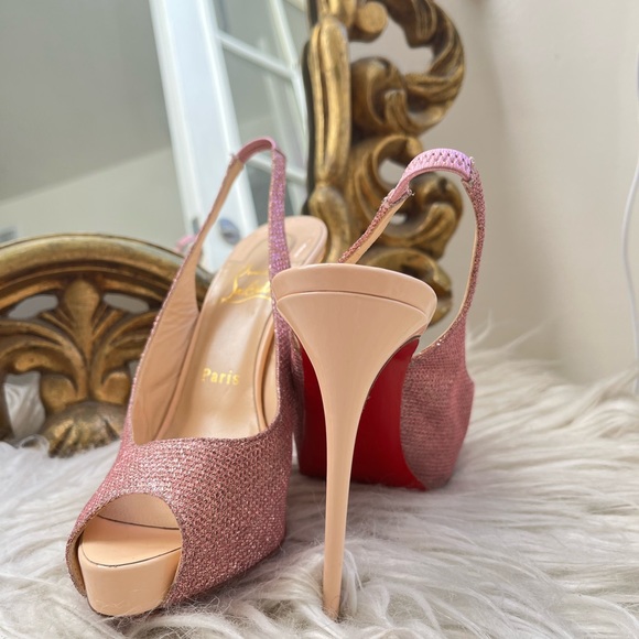 Christian Louboutins. Sparkly pink. - Picture 4 of 6